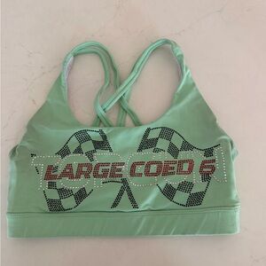 TGLC racing year sports bra